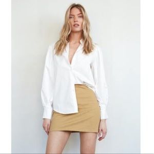 Classic White Oversized Button Down Shirt